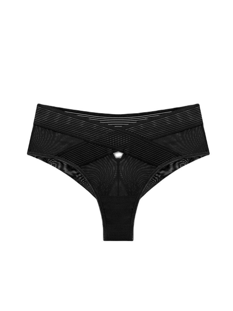 Black High Waist Panties