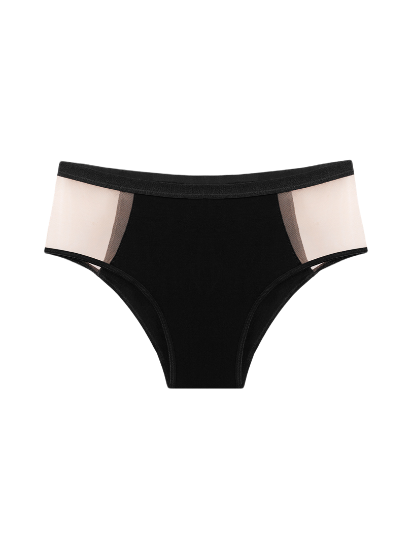 Black High Waist Brief